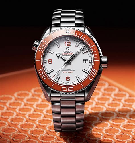 omega seamaster planet ocean orange used|omega planet ocean 600m 45.5mm.